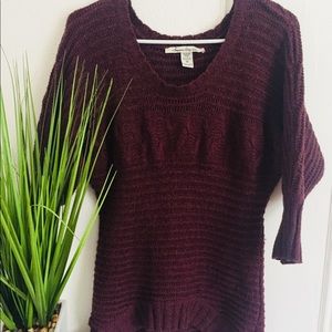 Plum Oversized Sweater